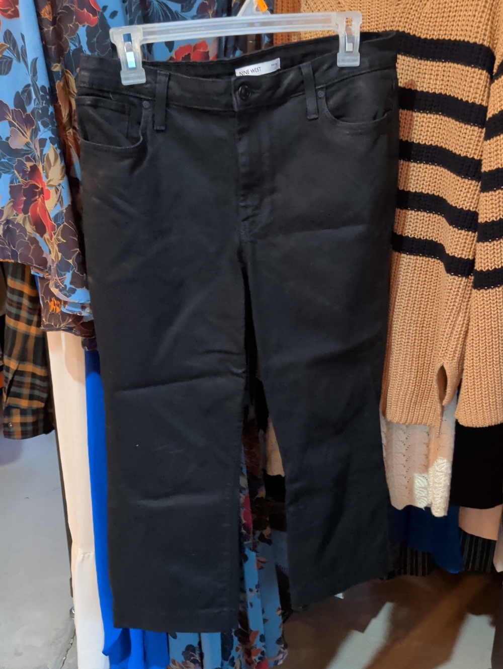 Nine West Black Cropped Ankle Jeans